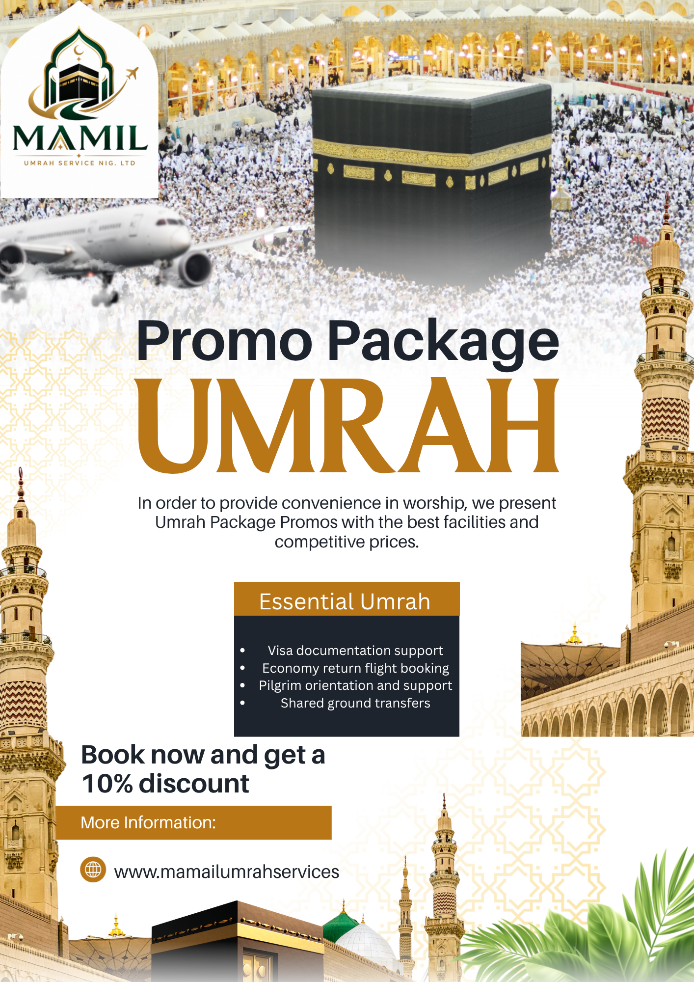 Essential Umrah package flyer